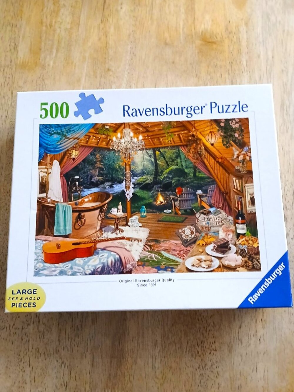 Ravensburger "Cozy Glamping" Jigsaw Puzzle, 500 Pieces